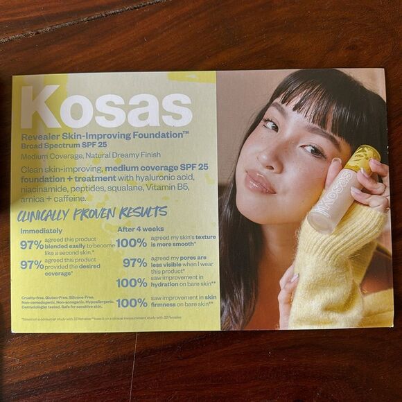 Kosas Tarte Dr Jart Fenty Milk skin Fix Drunk Elephant Em Cosmetics Peach & Lily - Picture 13 of 13